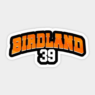 Orioles 39 Sticker